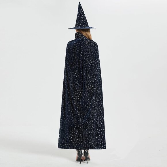 Halloween Costumes for Women Adult Clock Durable Cosplay Vampire Cape - Picture 3 of 6